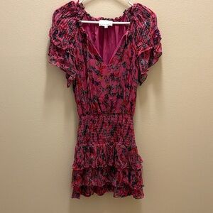 Gilner Farrar pink floral dress